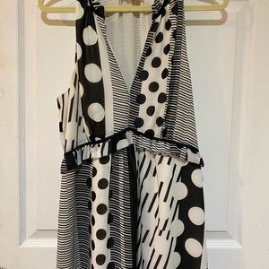 Anthropologie high low maxi dress